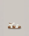 Sandalias Planas Foot Bed,BLANCO
